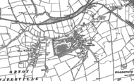 Old Map of Orton Longueville, 1887 - 1899