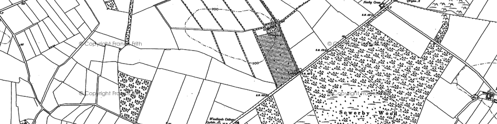 Old map of Orton Park in 1899