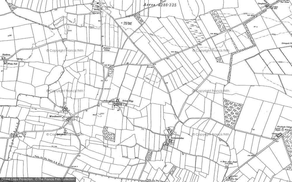 Old Map of Orton Rigg, 1890 - 1899 in 1890