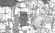 Old Map of Otham, 1867 - 1896