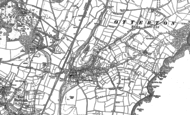Old Map of Otterton, 1888 - 1903