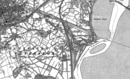 Old Map of Outcast, 1911