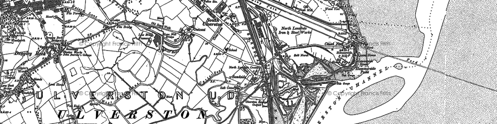 Old map of Outcast in 1911
