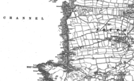 Old Map of Outer Hope, 1905
