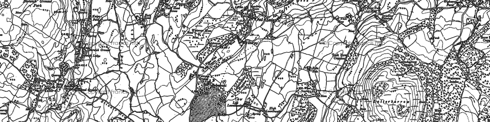Old map of Knipe Fold in 1912