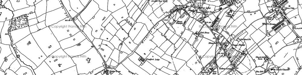 Old map of Over in 1897
