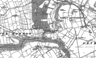 Old Map of Over Haddon, 1878 - 1879