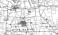Old Map of Over Worton, 1898