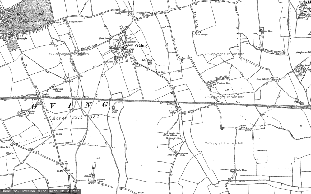 Old Map of Oving, 1847 - 1896 in 1847