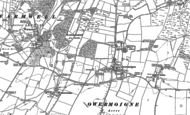 Old Map of Owermoigne, 1886