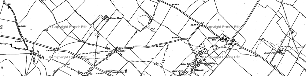 Old map of Chadwell Hill in 1897