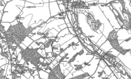 Old Map of Ownham, 1898 - 1899