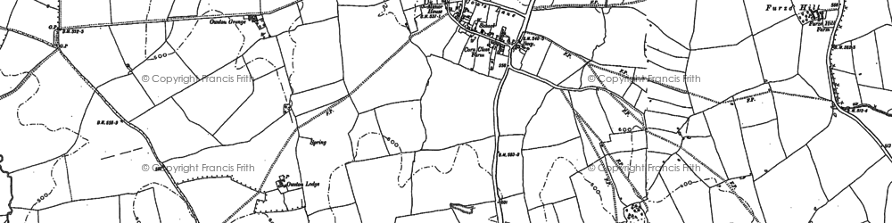 Old map of Owston in 1902