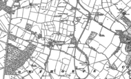 Old Map of Owthorpe, 1899