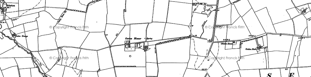 Old map of Rift House in 1896