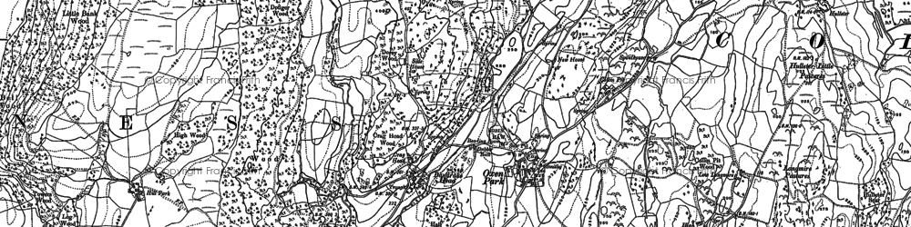 Old map of Oxen Park in 1911