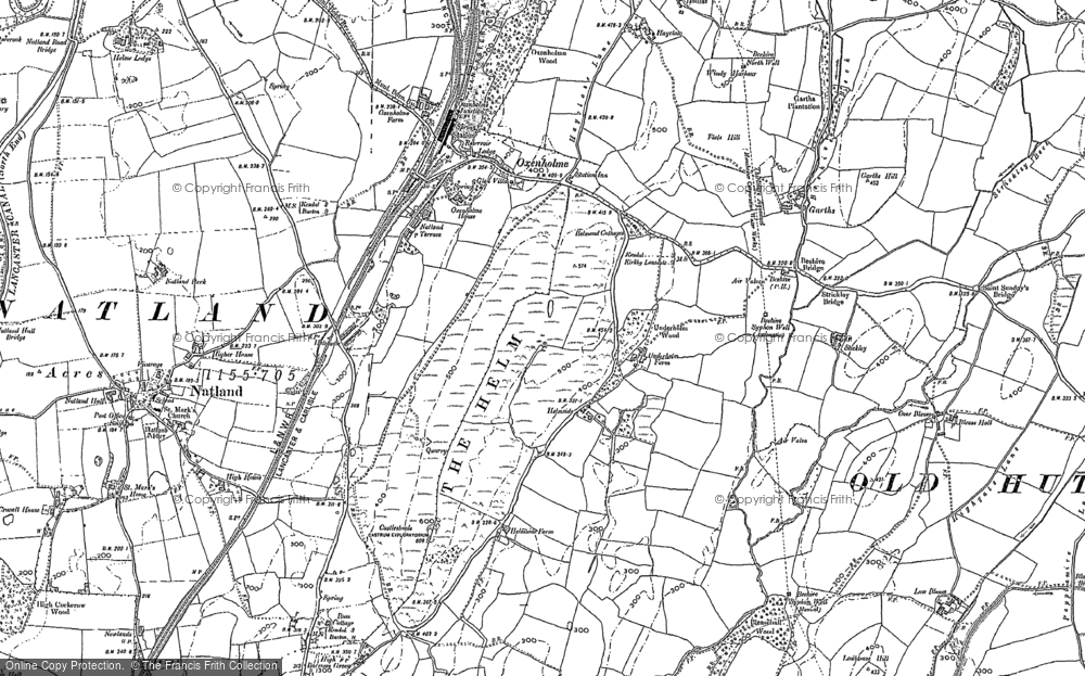 Old Map of Oxenholme, 1897 in 1897