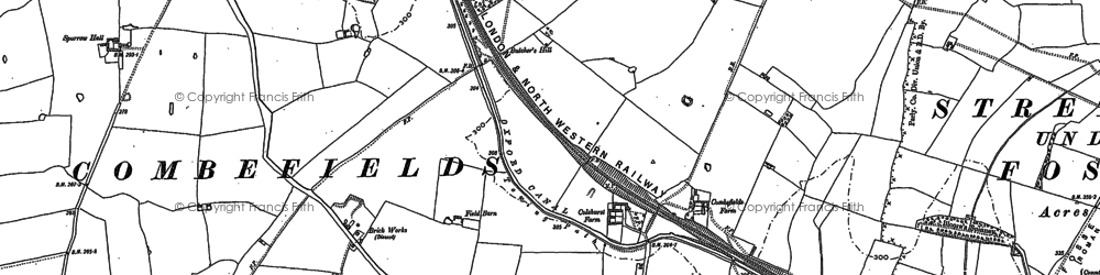 Oxford Canal Photos Maps Books Memories Francis Frith   Oxford Canal 1886 Hosm41722 Letterbox Cutout 