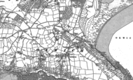 Old Map of Oxwich, 1896
