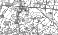 Old Map of Paddock Wood, 1895