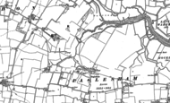 Old Map of Paglesham Churchend, 1895