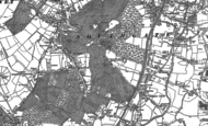 Old Map of Palmers Green, 1895 - 1914