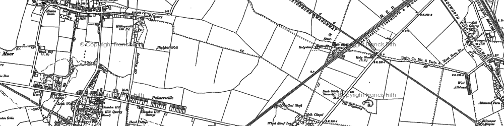 Old map of Palmersville in 1895