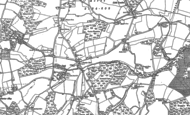 Old Map of Pamber End, 1894