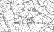 Old Map of Panfield, 1886 - 1896