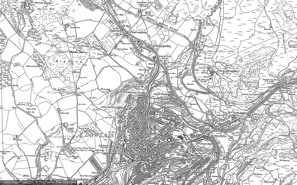 Old Map of Pant, 1903 in 1903