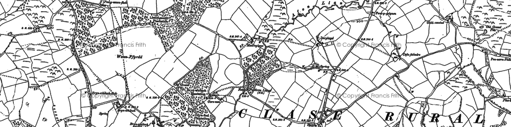 Old map of Abergelli Fm in 1897