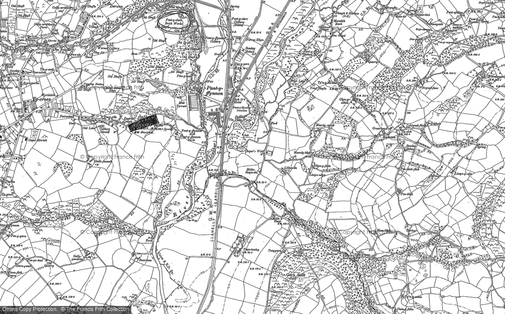 Old Map of Pantyffynnon, 1905 in 1905