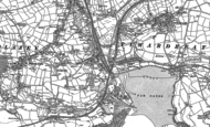 Old Map of Par, 1906
