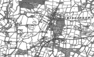 Old Map of Parbrook, 1896