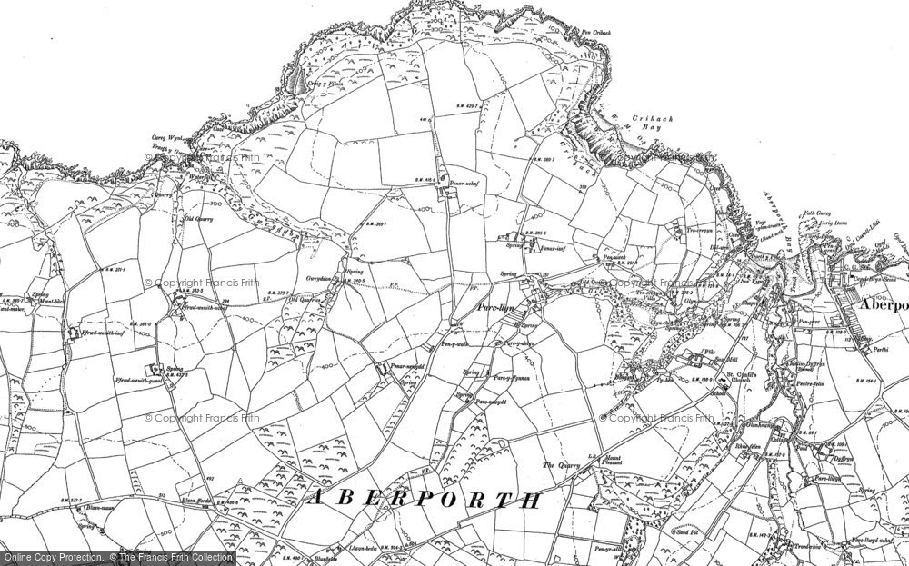 Old Map of Parcllyn, 1904 in 1904