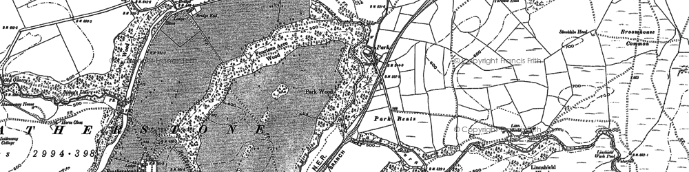Old map of Park Village in 1946