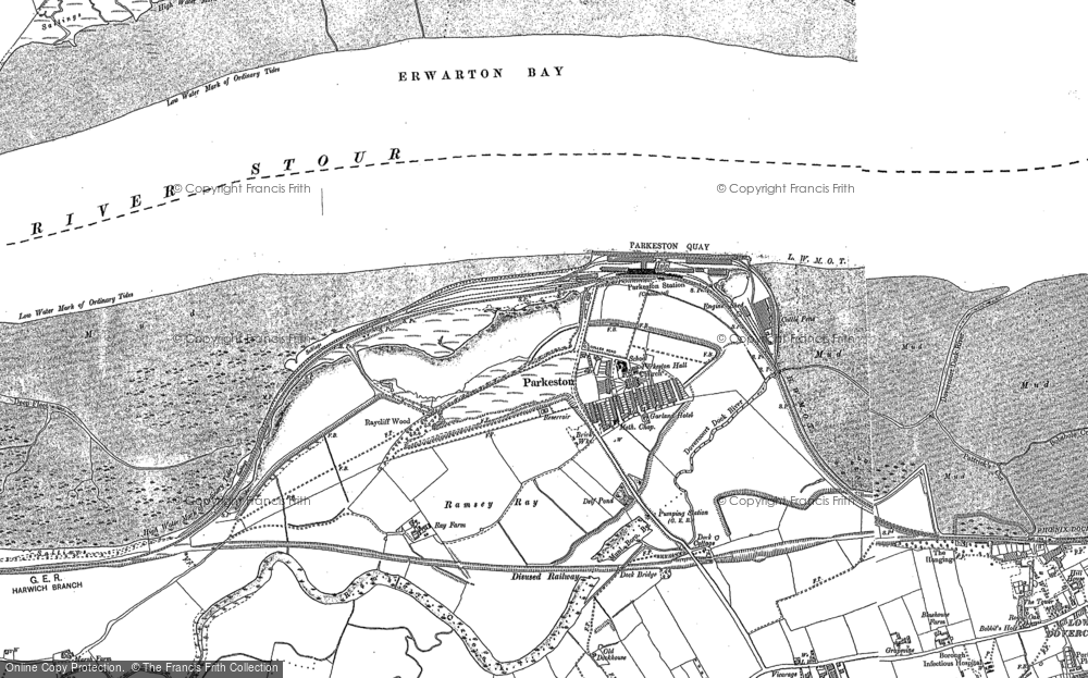 Old Map of Parkeston, 1881 - 1902 in 1881
