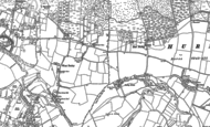 Old Map of Parley Green, 1907 - 1938