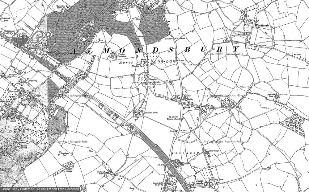 Old Map of Patchway, 1880 - 1901 in 1880