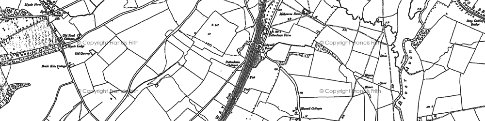 Old map of Patterdown Fm in 1899