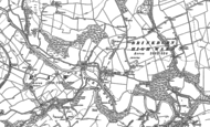 Old Map of Pauperhaugh, 1896