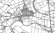 Old Map of Pavenham, 1882
