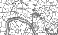Old Map of Pawlett, 1886