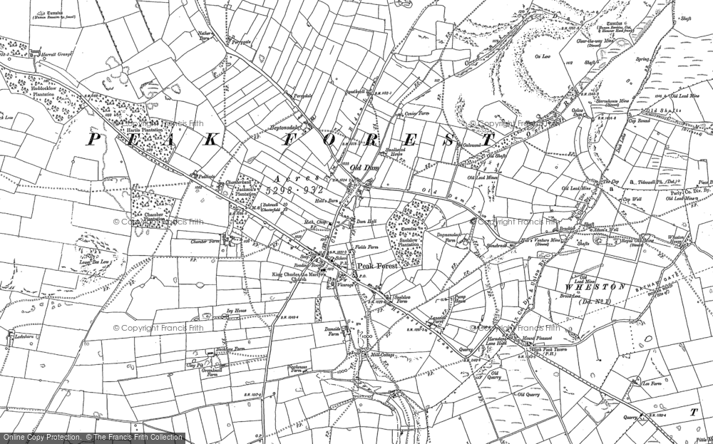 Old Map of Historic Map covering Beytonsdale in 1879