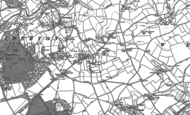 Old Map of Peasedown St John, 1884