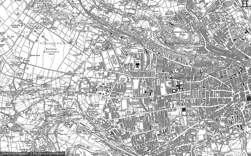 Old Map of Pellon, 1892 - 1893 in 1892