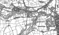 Old Map of Pelton Fell, 1895
