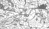 Old Map of Pen-y-bont Llanerch Emrys, 1910