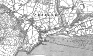 Old Map of Pendine, 1905