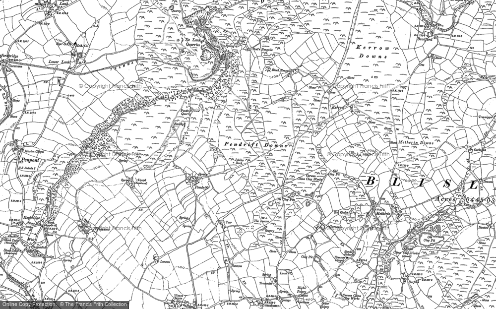 Old Map of Pendrift, 1880 - 1882 in 1880